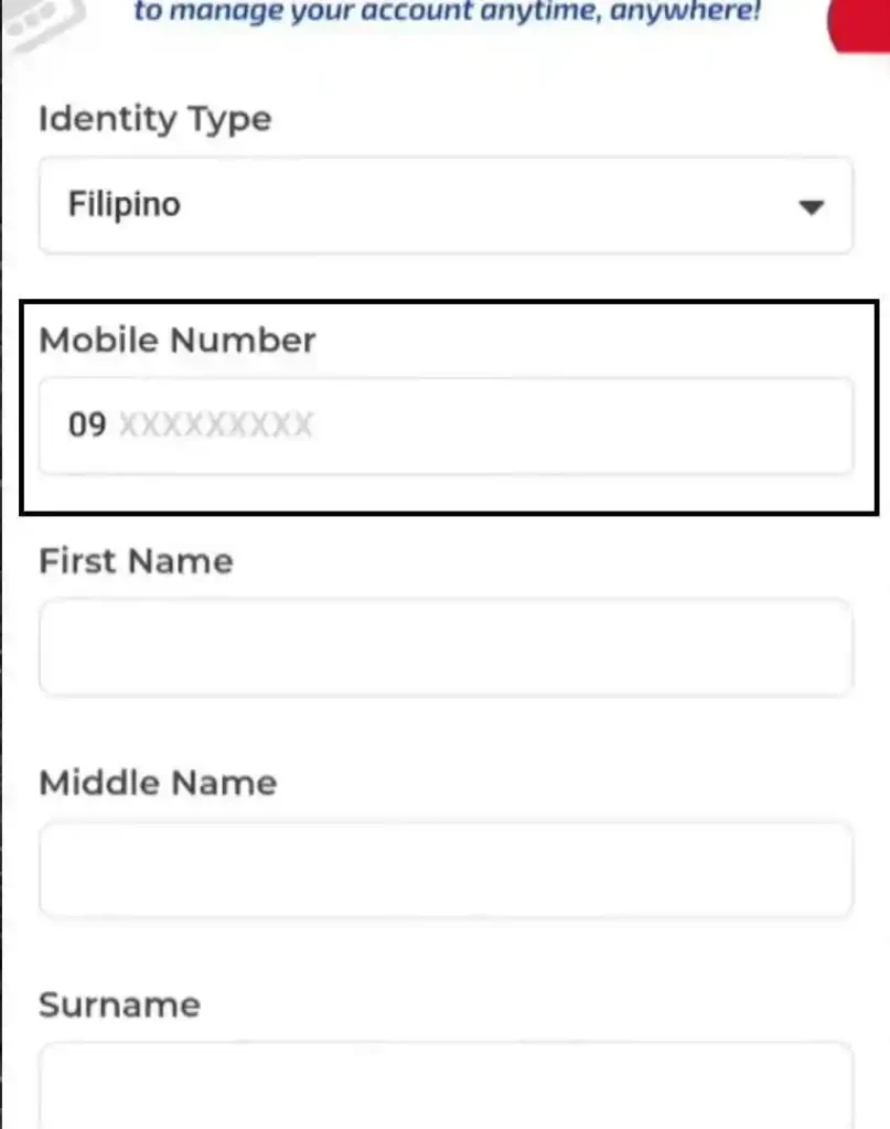 Enter Your 11 Digits Mobile Number